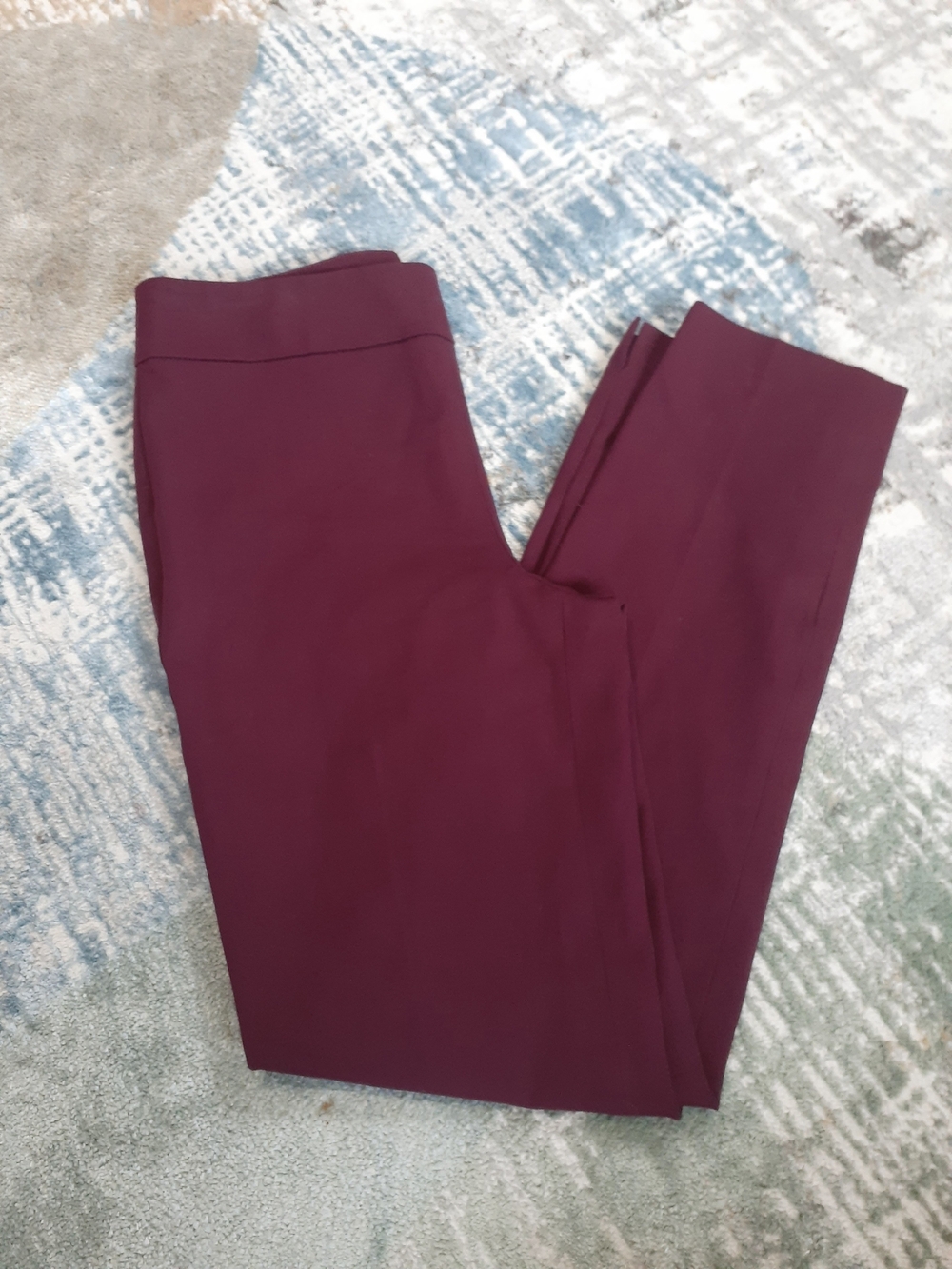 Talbots Chatham Ankle Pants in Deep Burgundy